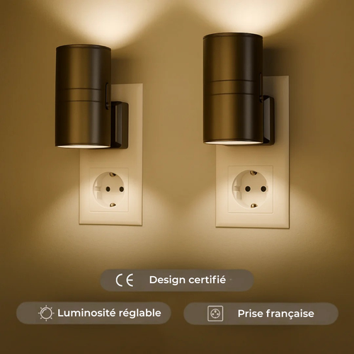 Lampe Veilleuse Intelligente à Intensité Variable