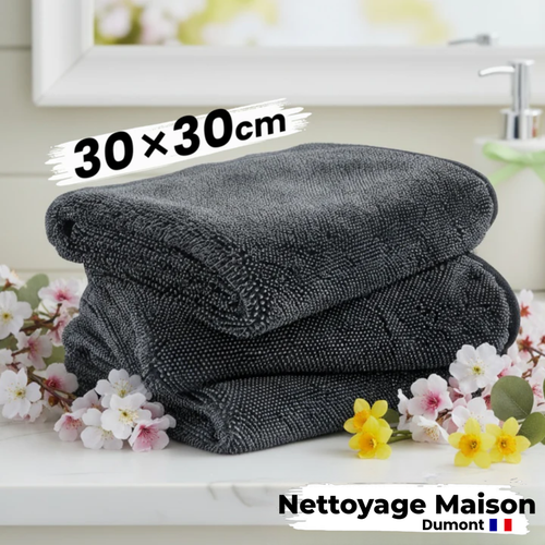 Bamurys™ - Serviette de séchage 30x30cm